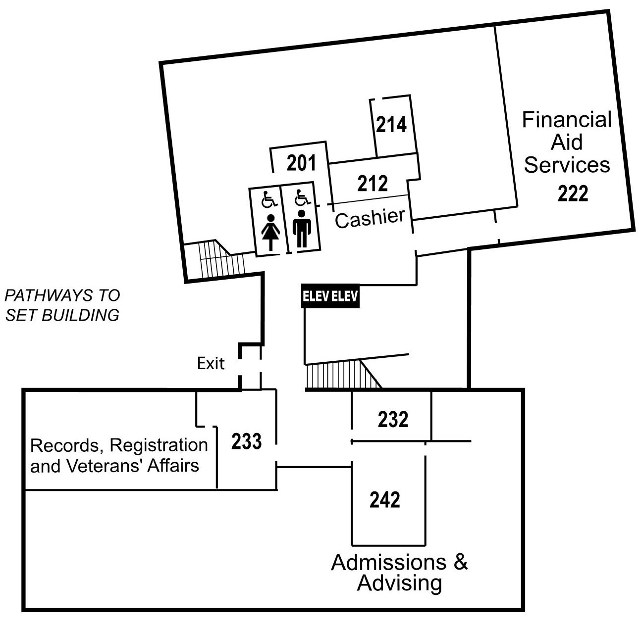 Rouse Company Foundation Student Services Building Second Floor