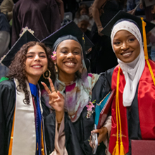 Students posing together