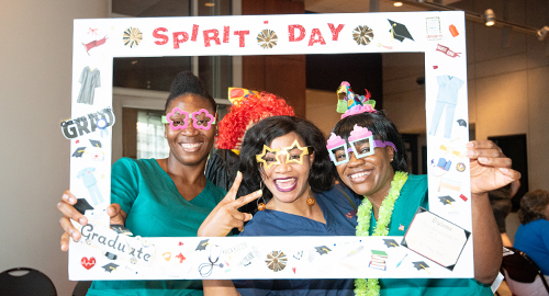 Health Sciences Spirit day at HCC 2019.