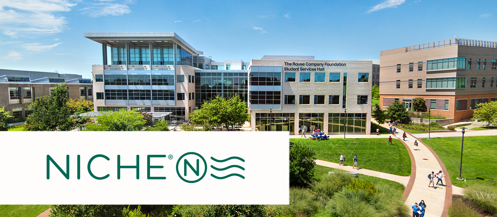 Niche logo news tile