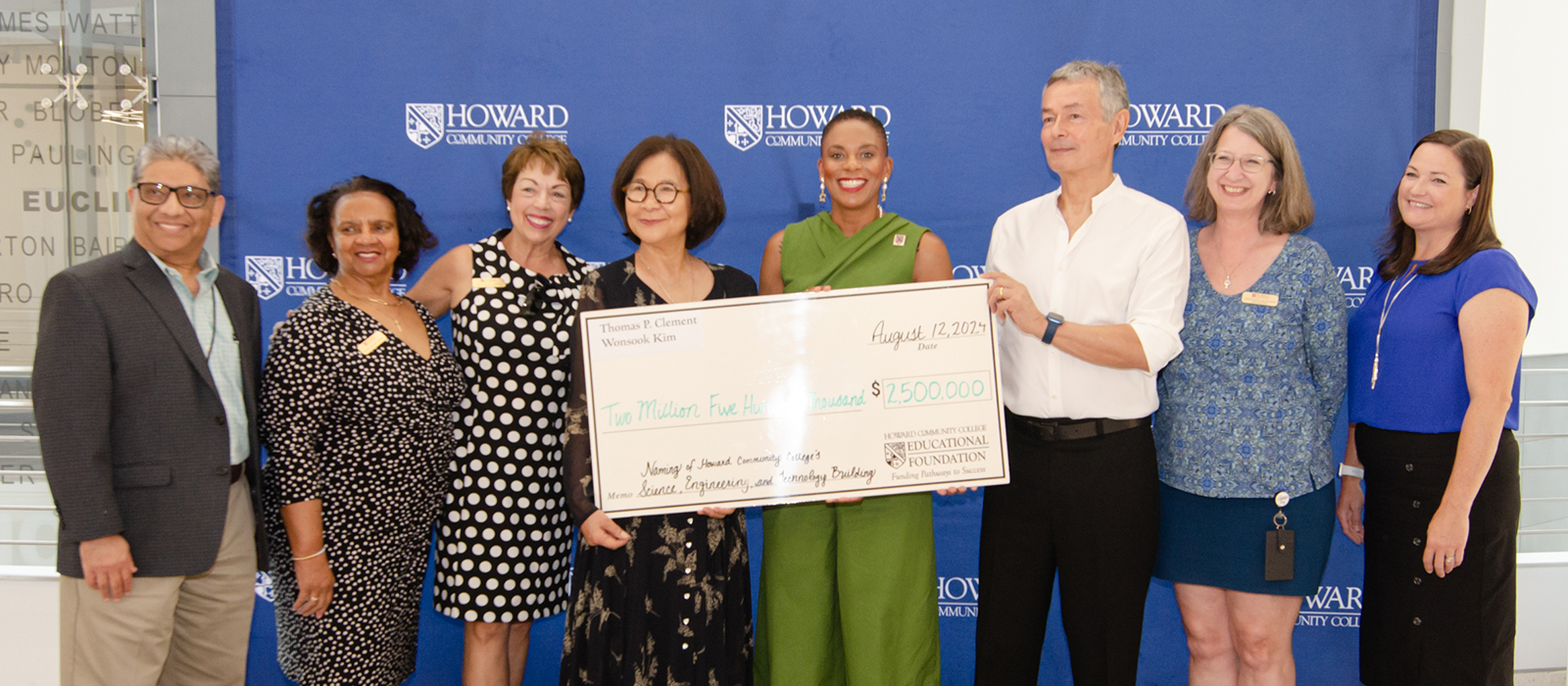 Thomas P. Clement and Wonsook Kim donated $2.5 million to HCC's engineering department