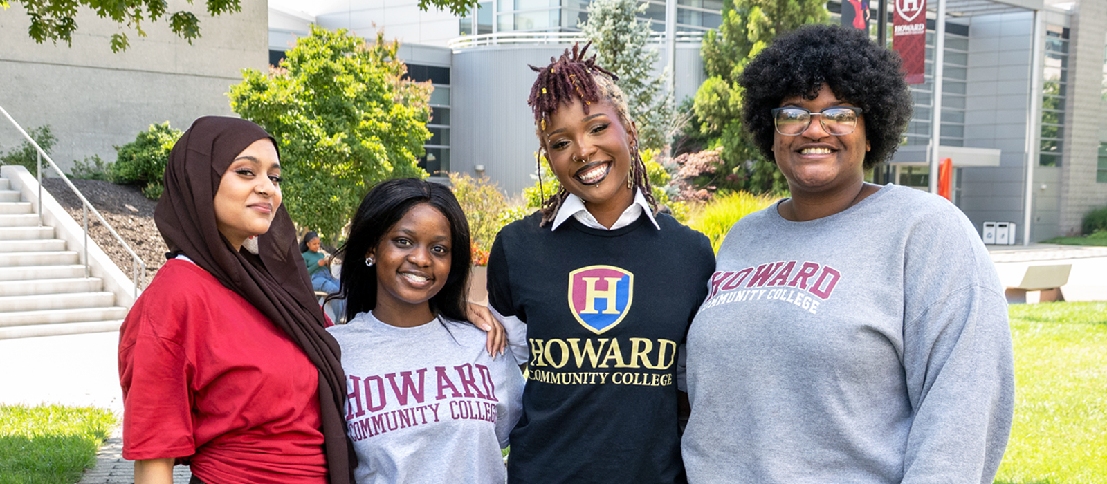 left to right: Maryam Abdurrahman, Nadia Bayiga, Christione Johnson, and Ayanna King-Smith