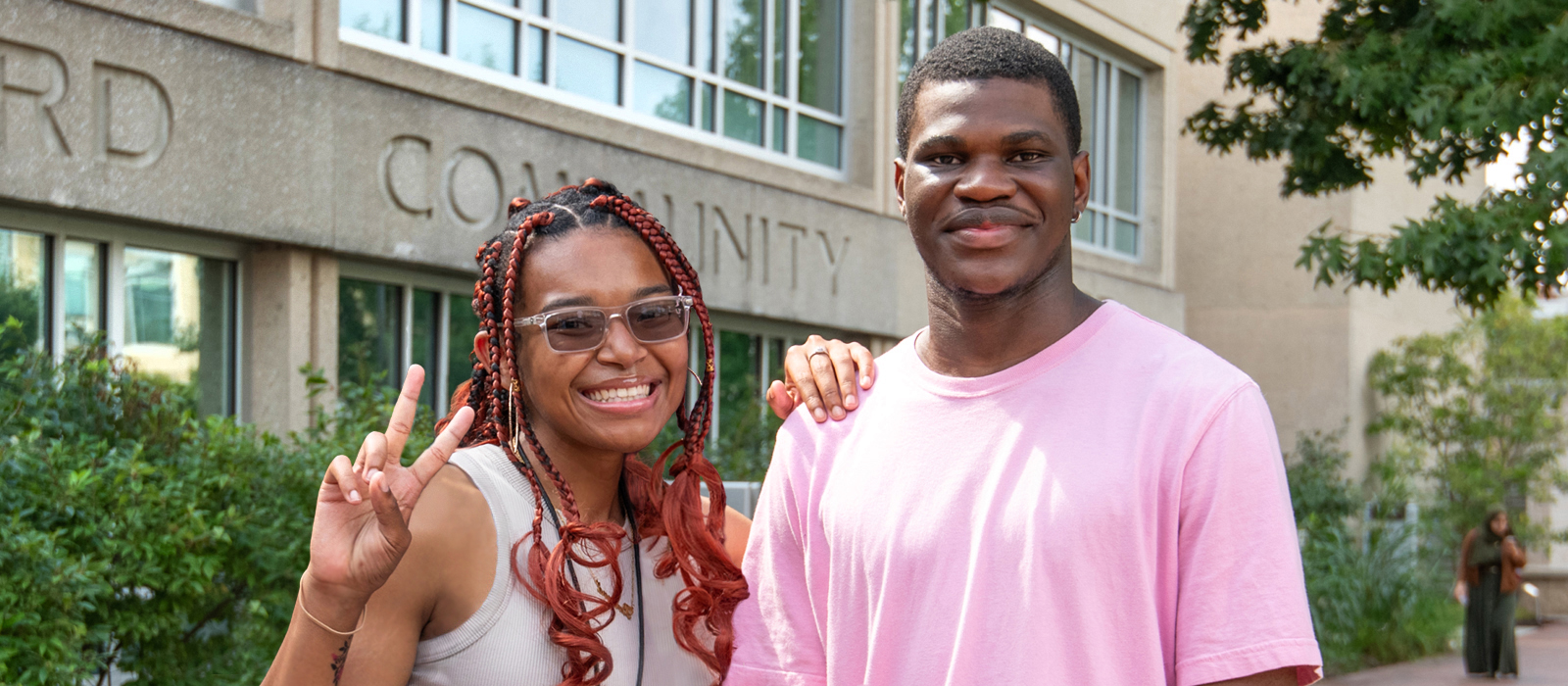 SGA president and vice president student photo