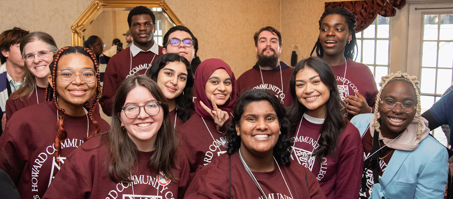 Students representing HCC for Student Advocacy Day