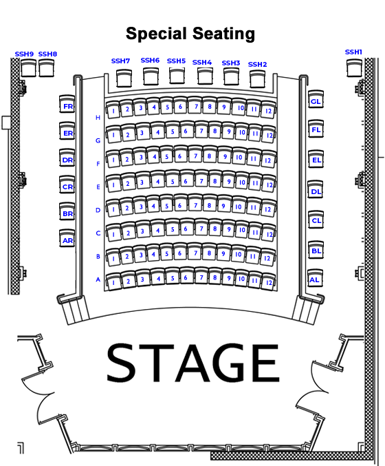 Monteabaro Recital Hall Seating Chart
