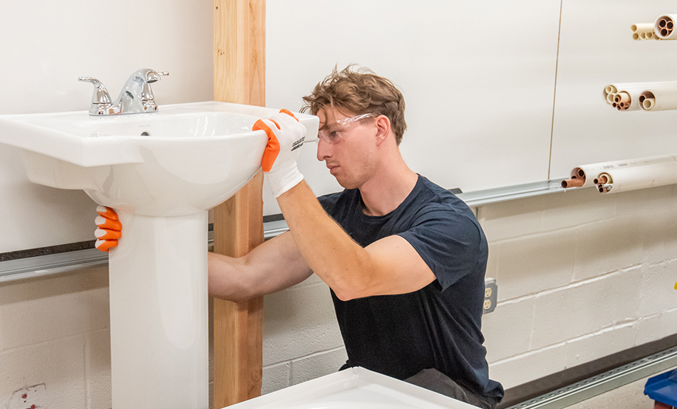 plumbing, HVAC, and electrical trades