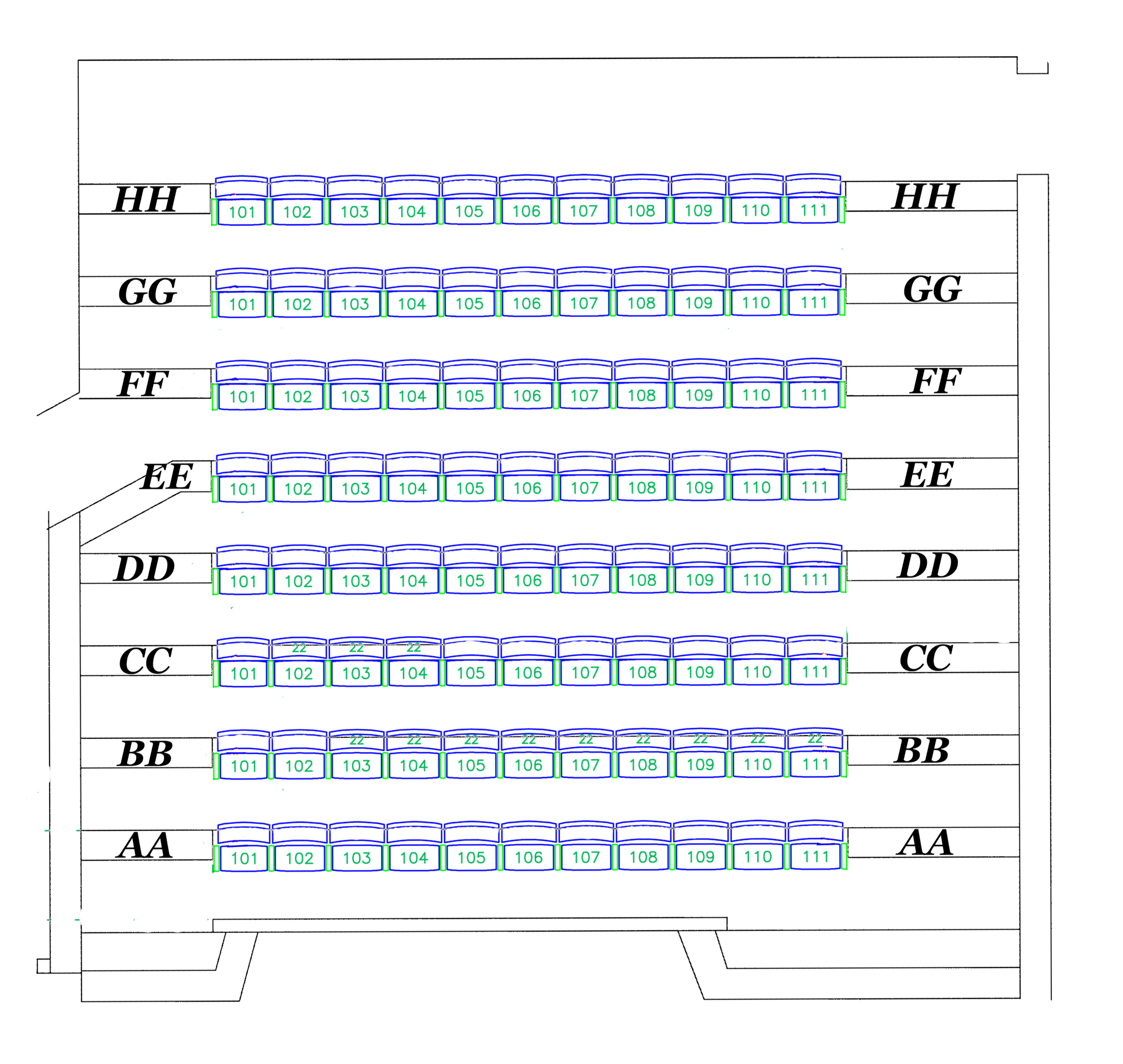 Smith Theatre House Left Balcony