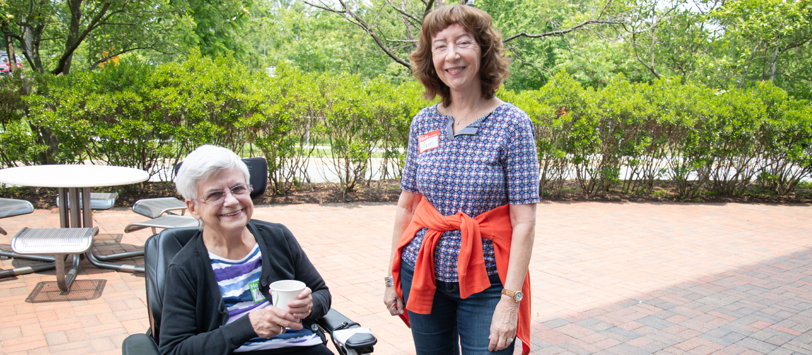 Oasis participants enjoying the active program.