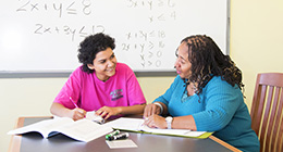 An NEDP student and advisor meeting.