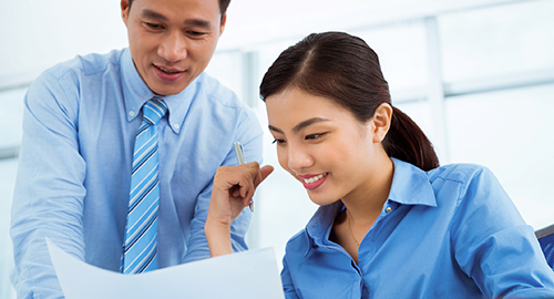 an elc student learning