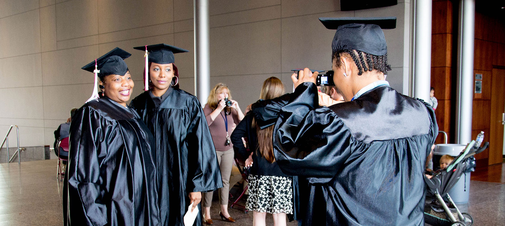 students after graduation