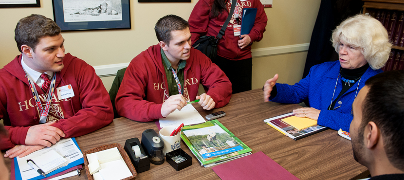 Students meeting with elected officials during Student Advocacy Day